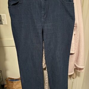 Gloria Vanderbilt Dark Blue Straight Leg Jeans